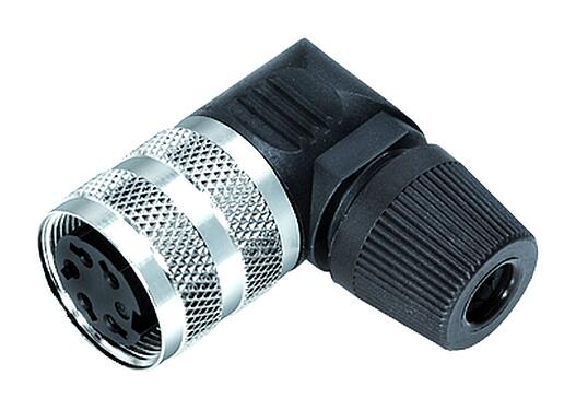 Illustration 09 0140 70 05 - M16 Female angled connector, Contacts: 5 (05-a), 4.0-6.0 mm, unshielded, solder, IP40