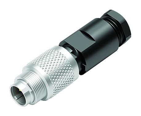 Ilustración M9 Conector de cable macho, Número de contactos: 2, 3,5-5,0 mm, sin blindaje, soldadura, IP67