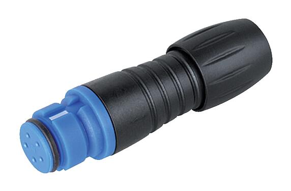 Ilustración Snap-In Conector de cable hembra, Número de contactos: 8, 3,5-5,0 mm, sin blindaje, soldadura, IP67, UL 2238