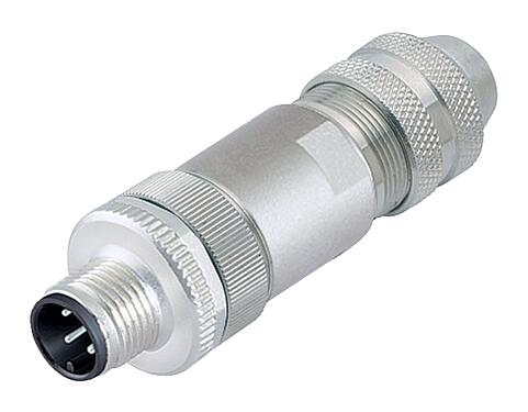 Illustration 99 1429 812 04 - M12 Male cable connector, Contacts: 4, 6.0-8.0 mm, shieldable, screw clamp, IP67, UL
