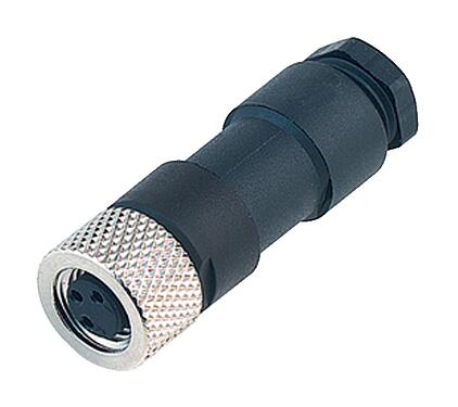 일러스트 99 3376 00 04 - M8 케이블 소켓, 콘택트 렌즈: 4, 3.5-5.0mm, 차폐되지 않음, 솔더, IP67, UL