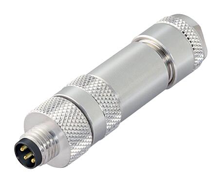 일러스트 99 3361 100 03 - M8 케이블 커넥터, 콘택트 렌즈: 3, 4.0-5.5mm, 차폐 가능, 나사 클램프, IP67, UL