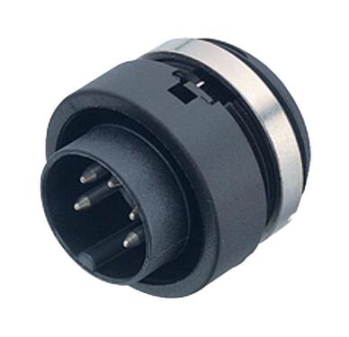 Illustration 99 0671 00 24 - Bayonet Male panel mount connector, Contacts: 24, unshielded, solder, IP40