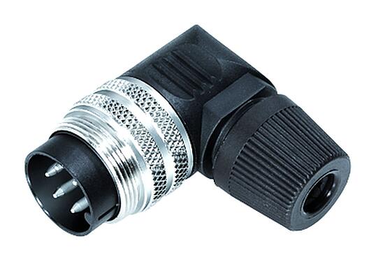 Illustration 09 0141 79 05 - M16 Male angled connector, Contacts: 5 (05-b), 4.0-6.0 mm, unshielded, solder, IP40