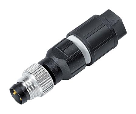 일러스트 99 3379 500 03 - M8 케이블 커넥터, 콘택트 렌즈: 3, 2.5-5.0mm, 차폐되지 않음, IDC, IP67, UL