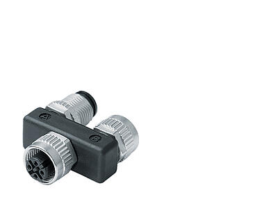 Automation Technology - Sensors and Actuators--Twin distributor, Y-distributor, male connector M12x1 - 2 female connector M12x1_765_2_Y_DG_SK