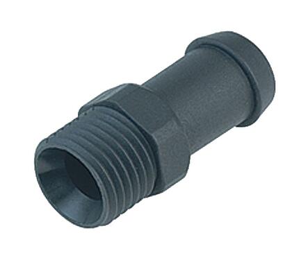 Illustration Screwing for tube, with connecting piece