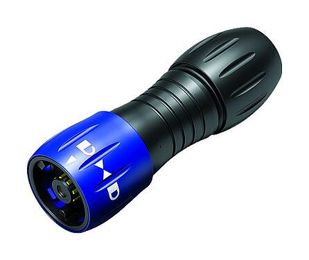 Ilustración Bayoneta Conector de cable macho, Número de contactos: 8, 6,0-8,0 mm, sin blindaje, soldadura, IP67