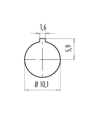 Lắp ráp mẫu 09 0981 00 04 - Lưỡi lê Phích cắm gắn bảng, Số lượng cực : 4, không có chống nhiễu, hàn, IP40