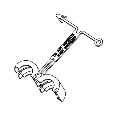 Desenho da escala Luva espaçadora