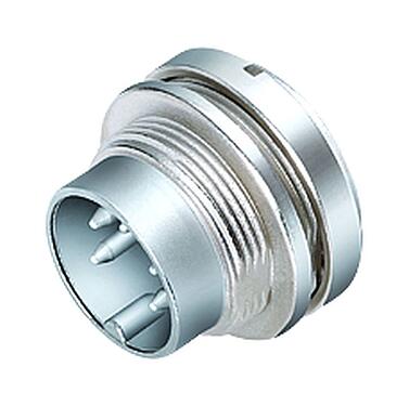 Illustration 09 0197 00 24 - M16 Male panel mount connector, Contacts: 24, unshielded, solder, IP40