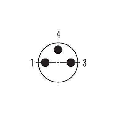 Contactconfiguratie (aansluitzijde) 99 3361 300 03 - M8 Kabelstekker, aantal polen: 3, 6,0-8,0 mm, schermbaar, schroefklem, IP67, UL