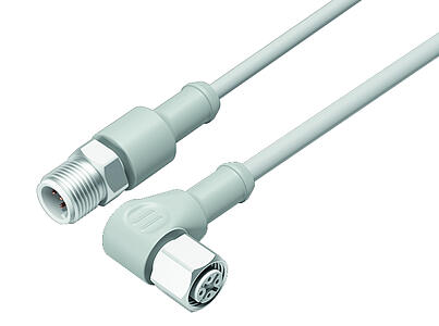Automation Technology - Sensors and Actuators--Connecting cable female angled connector - male cable connector_763_VL_KS_WD_FB_PP