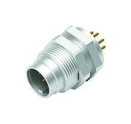 Ilustración M9 Enchufe de brida, Número de contactos: 7, sin blindaje, THT, IP40, M9x0,5, Montaje en pared